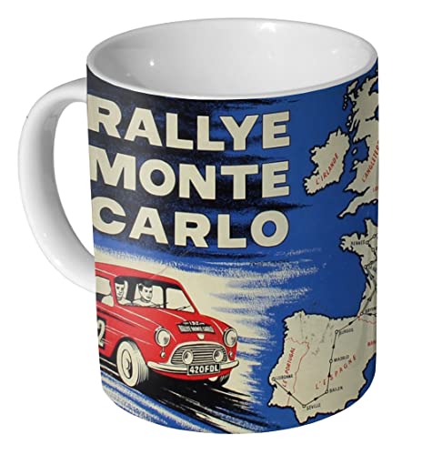 Rallye Monte Carlo Map Mini-Kaffeebecher aus Keramik von profiles