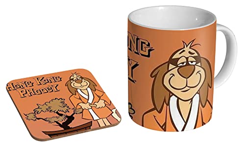 profiles Hong Kong Phooey – Keramik-Kaffeetasse + Untersetzer Geschenkset von profiles