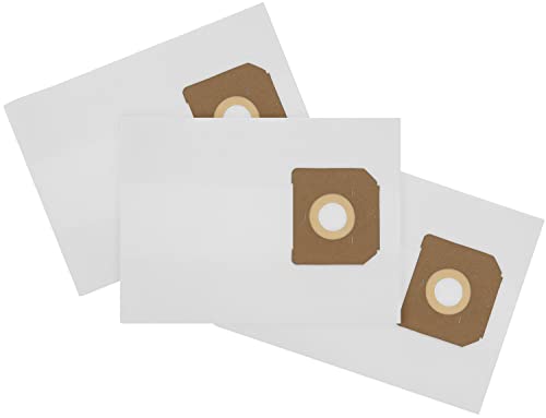 3x Vlies Staubbeutel Filtersack für FEINSTAUB/BAUSTAUB 6-lagig für Nilfisk ALTO MAXXI WD3, MAXXI WD 7, 140 8618 000 von profilters