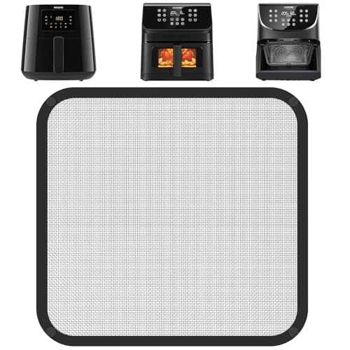 Spritzschutz Edelstahl Heißluftfritteuse Zubehör Effektiver Fettspritzschut Magnetischer kompatibel mit Philips HD9285 HD9270 und COSORI; 5.5L 6.2L 6L /(22 * 21 * 0.5cm) von profiwoab