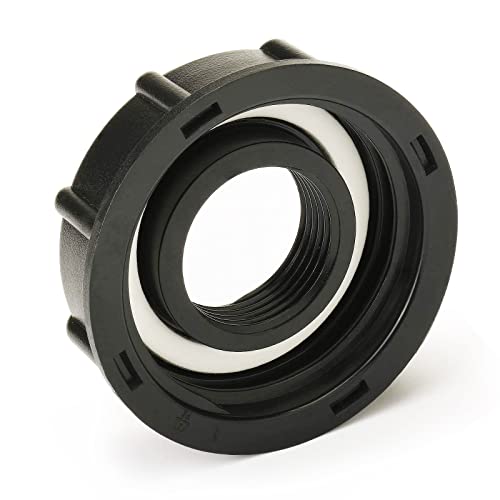 profiwoab IBC-Adapter IBC Tank Zubehör 3/4" Innengewinde S60x6 IBC-Behälterzubehör Adapterdeckeldeckel Kunststoff von profiwoab