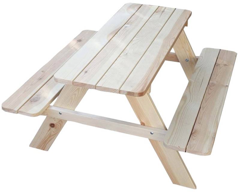 promadino Garten-Kindersitzgruppe Limobank, Picknicktisch, BxTxH: 90x90x49 cm von promadino