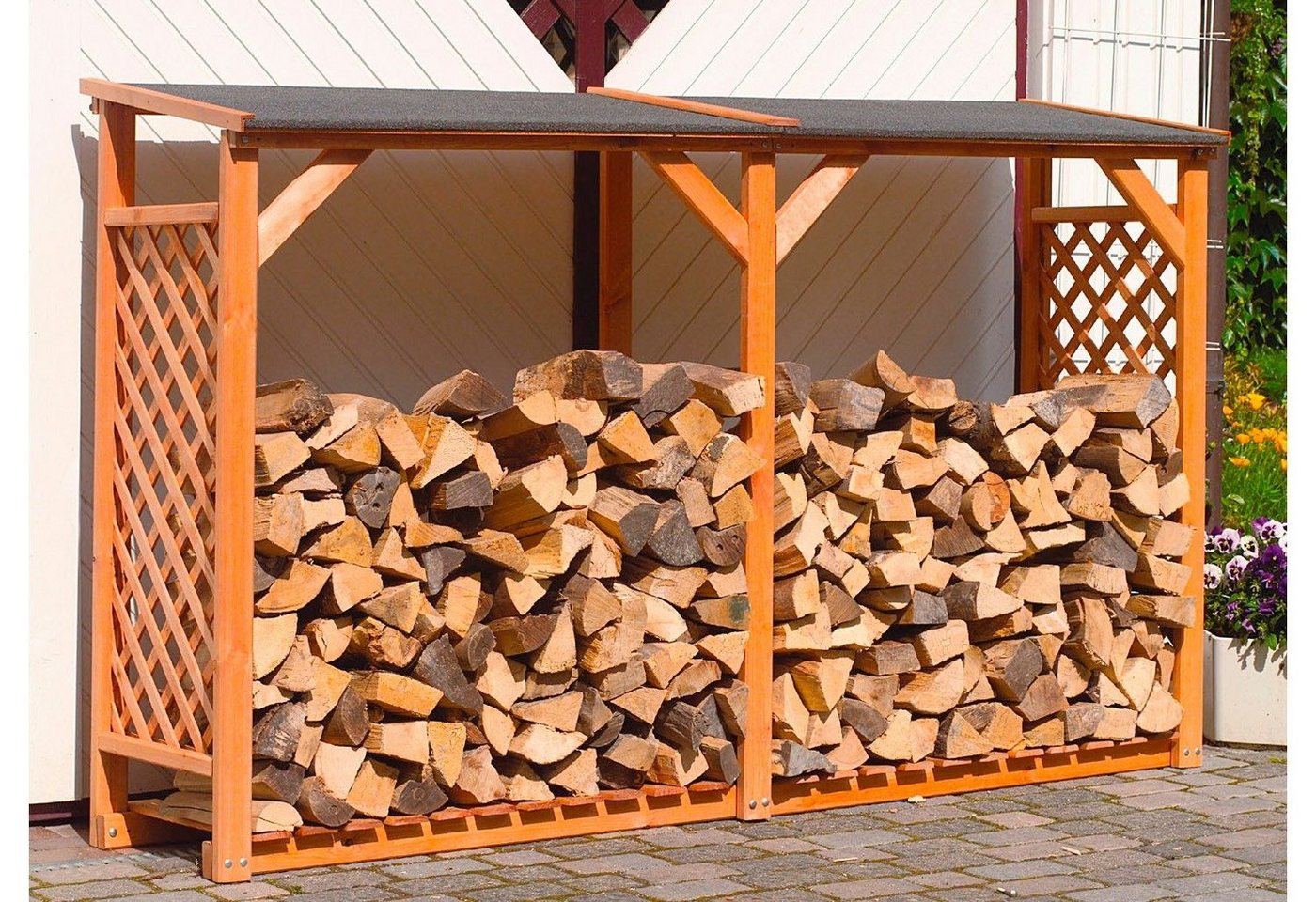 promadino Kaminholzregal-Erweiterung Speyer, BxTxH:118,5x68x148 cm von promadino