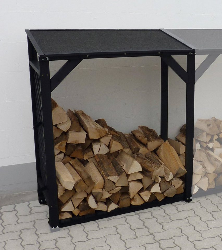 promadino Kaminholzregal-Erweiterung Speyer, BxTxH:118,5x68x148 cm promadino Kaminholzregal-Erweiterung Speyer, BxTxH:118,5x68x148 cm von promadino