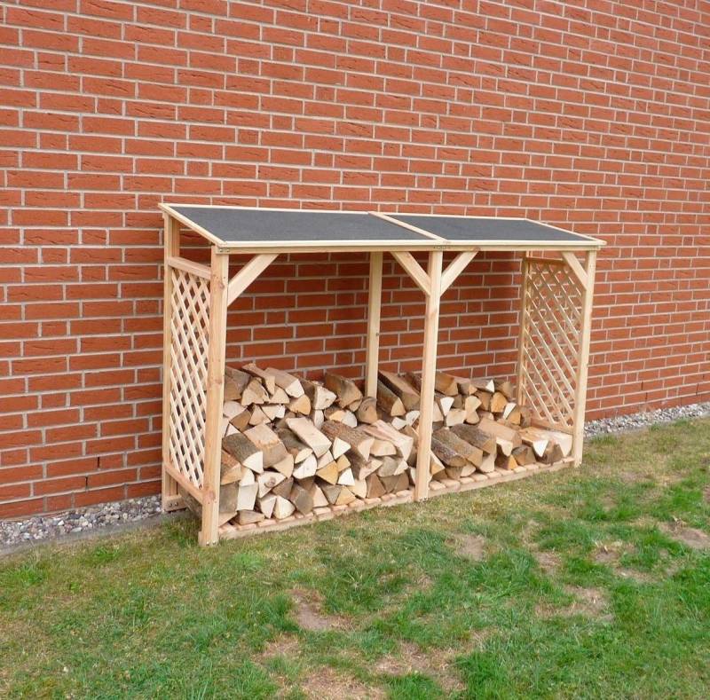 promadino Kaminholzregal-Erweiterung Speyer, BxTxH:119,5x68x148 cm promadino Kaminholzregal-Erweiterung Speyer, BxTxH:119,5x68x148 cm von promadino