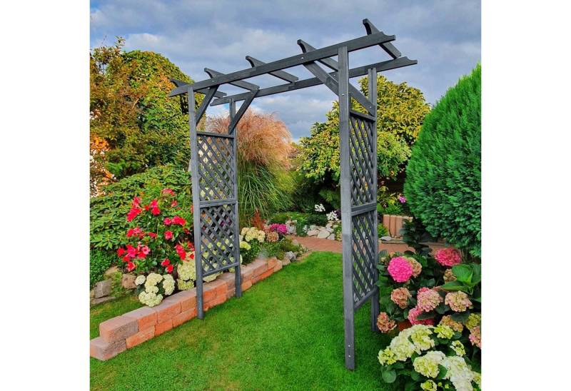 promadino Rosenbogen Bamberg, Pergola ohne Pflanzkästen, BxTxH: 139x65x200 cm von promadino