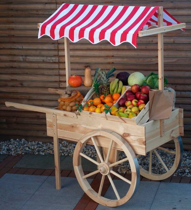 promadino Transportkarren Marktwagen, BxTxH: 173x82x184 cm von promadino