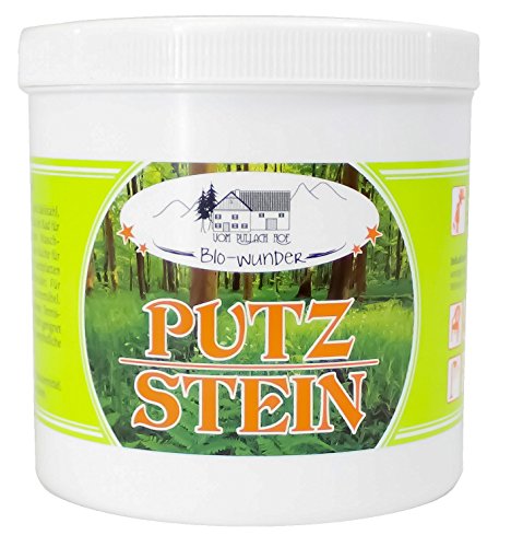 Pullach Hof Bio Wunder Gipsstein 1000 g inkl. Schwamm – 1 Packung von Pullach Hof