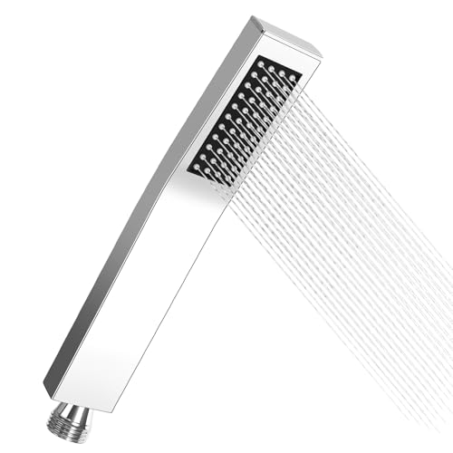 prota Duschkopf Wassersparend Handbrause Dusche Rostfreier Stahl 304, Handheld Shower Head mit Selbstreinigender Silikondüse, Verzinken Handbrause Hochdruck Duschkopf für Das Badezimmer Zu Hause von prota