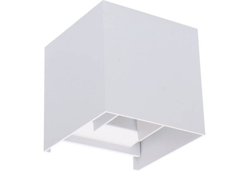 proventa LED Außen-Wandleuchte LED Außen-Wandleuchte, LED, weiß 6 Watt warmweiß IP65 Up-Down von proventa