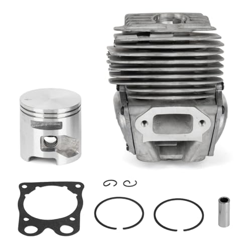 psler 51 mm Zylinderkolben-Set, ersetzt 581476102 581476103 Zylinder-Montagekolben-Überholungssatz, kompatibel mit Husqvarna Power Cutter K760 II K760 Active II K770 von PSLER