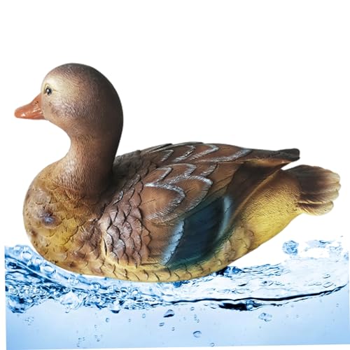 ptumcial Mandarin Duck Statue Teich schwimmende Entendekor von ptumcial