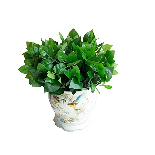 pu ran Künstliche Grünlilie (Chlorophytum Comosum), Kunstpflanzen-Dekoration für Zuhause oder Hotel, 1 Stück 11# von pu ran
