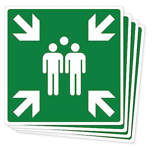 pubblimania 4 Auffangpunkte aus strapazierfähigem PVC für außen und innen (Cm 19,5 x 19,5) (4 Sammelpunkte) von pubblimania