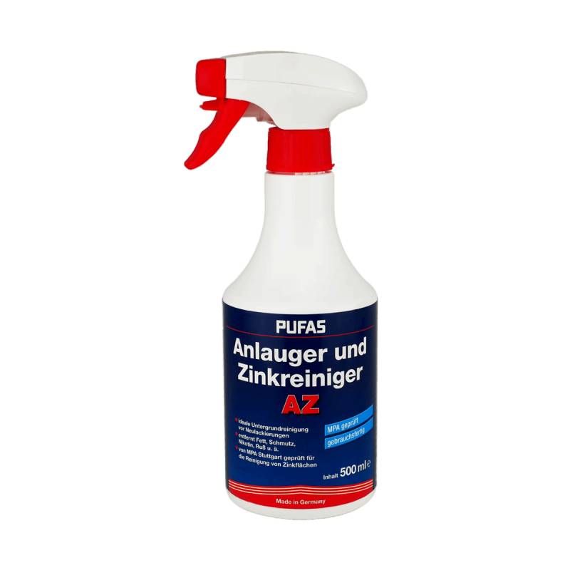 PUFAS Anlauger und Zinkreiniger AZ - Spray Spezialreinigungsmittel von pufas