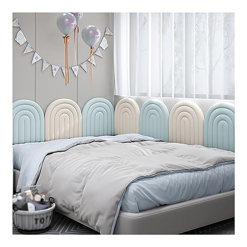 pujindu Anti-Kollisions-Wandpolsterung Für Kinder, Gepolsterte Wandpaneele, 3D-Kopfteil Zum Abziehen Von Wandpaneelen Für Wandverkleidungen Im Innenbereich (Farbe : A, Größe : 240cm/94in) von pujindu