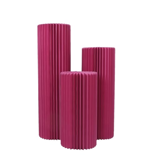 pujindu Faltbare Papiersäulen-Ausstellungssockel-Stände, Rundzylinder-Sockelständer, Hochzeit-Mittelstück-Anzeige, Zylinder-Blumenständer, Leicht Zusammenzubauen (Farbe : Pink-Diameter 15.7in, Größe pujindu Faltbare Papiersäulen-Ausstellungssockel-Stände, Rundzylinder-Sockelständer, Hochzeit-Mittelstück-Anzeige, Zylinder-Blumenständer, Leicht Zusammenzubauen (Farbe : Pink-Diameter 15.7in, Größe von pujindu