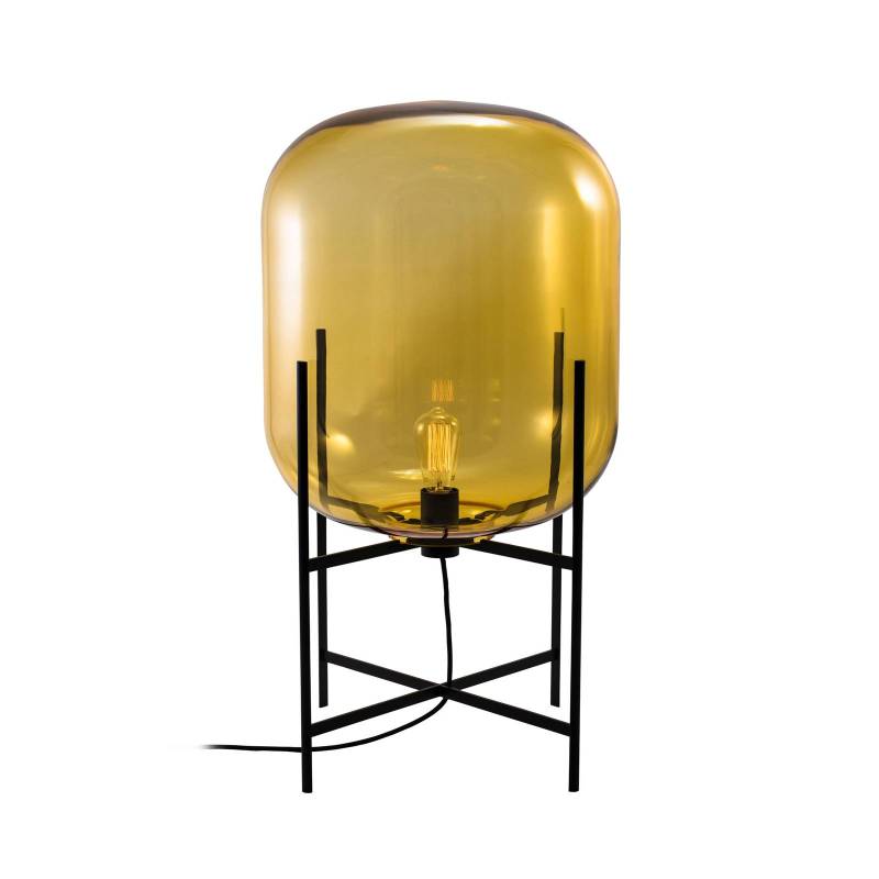 pulpo Stehleuchte Oda Medium, amber/schwarz, Höhe 85 cm von pulpo