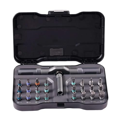 pulunto 24 in 1 DIY Multi-Bit Magnetisches Schraubendreher-Set, Ratschenschlüssel DIY Schraubendreher, Magnetische Ratschen-Schraubendreher-Sets, Abnehmbarer T-Ratschengriff, Ratschenschlüssel-Set für pulunto 24 in 1 DIY Multi-Bit Magnetisches Schraubendreher-Set, Ratschenschlüssel DIY Schraubendreher, Magnetische Ratschen-Schraubendreher-Sets, Abnehmbarer T-Ratschengriff, Ratschenschlüssel-Set für von pulunto