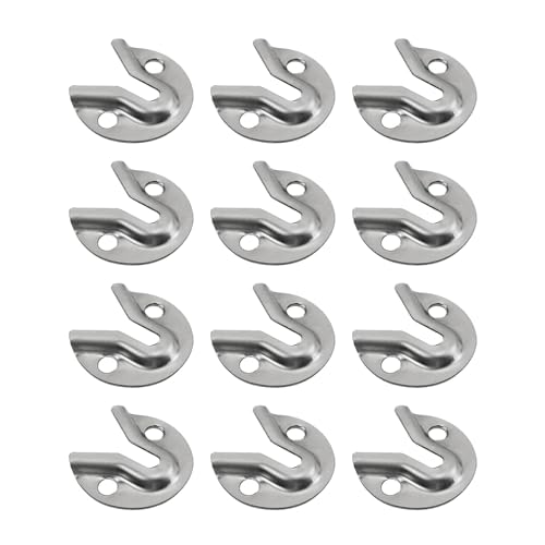 12 Stück Bilderrahmen-Aufhänger aus Edelstahl, Unterputzmontage, verdeckte Halterung, Verriegelungen, Schnallenhaken, einfache Installation, verdeckte Halterung 12 Stück Bilderrahmen-Aufhänger aus Edelstahl, Unterputzmontage, verdeckte Halterung, Verriegelungen, Schnallenhaken, einfache Installation, verdeckte Halterung von pumpumlia