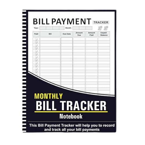 Familienausgaben Tracking Rechnung Zahlungsmanagement Notizbuch für Haushaltsrechnung oder Reinigungszeitplan, Checkliste, Planer, Buch, Finanzplaner von pumpumlia
