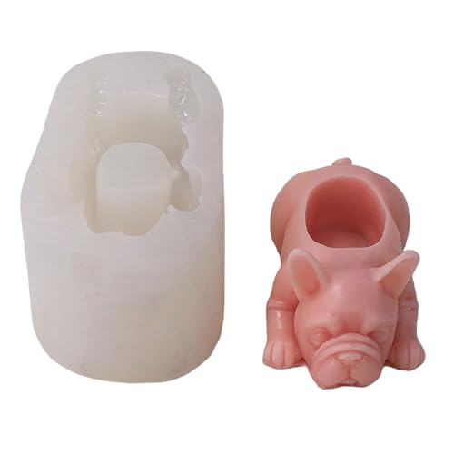 Hundeförmige Halterformen, Einloch-Teelicht-Formen für Gips-Dekorationen Hundeförmige Halterformen, Einloch-Teelicht-Formen für Gips-Dekorationen von pumpumlia