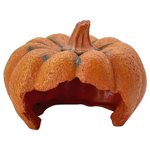 Kunstharz-Kürbis-Ornamente, Kunstharz, Aquarien, künstliche Aquarien, Simulationen, Kürbis für Garnelen, Reptilien, Unterschlupf, Aquarien, Ruinen von pumpumlia