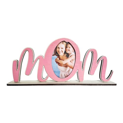Mamas Holz-Buchstaben-Bilderrahmen-Set mit Ständer, Geschenk von Kindern an Eltern, Geburtstagsgeschenk, Mamas-Bilderrahmen Mamas Holz-Buchstaben-Bilderrahmen-Set mit Ständer, Geschenk von Kindern an Eltern, Geburtstagsgeschenk, Mamas-Bilderrahmen von pumpumlia