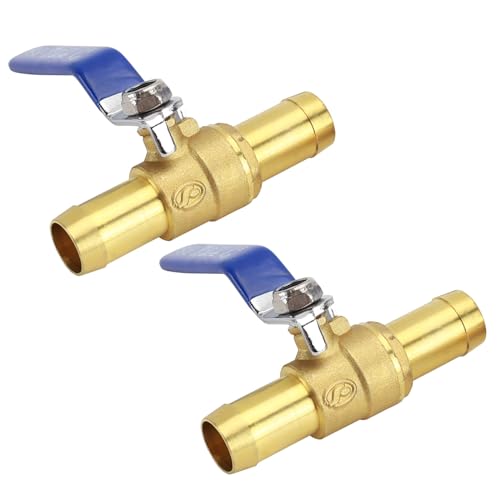 Vielseitiger 16 mm Messing-Kugelhähne, robuste Messing-Kugelhähne, vielseitige Schlauchverbinderventile für den Heimgebrauch, einfach zu installieren, Schlauchstutzenschalter von pumpumlia