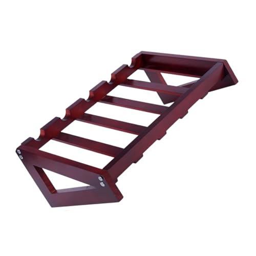 pumpumlia Klassischer Weinflaschenständer aus Holz für Wohnzimmer, Küche, Pubs, Dekor, stabile Aufbewahrung, Organizer, Regal, klassische Häuser, Weinkeller-Dekorationen von pumpumlia