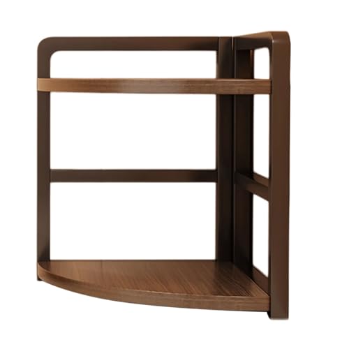 pumpumlia Multifunktionales Holzregal, 2-lagiges Eck-Design, Schreibtisch-Aufbewahrungslösung, platzsparender Eckständer für Zuhause und Büro, Schreibtisch-Aufbewahrungsregal pumpumlia Multifunktionales Holzregal, 2-lagiges Eck-Design, Schreibtisch-Aufbewahrungslösung, platzsparender Eckständer für Zuhause und Büro, Schreibtisch-Aufbewahrungsregal von pumpumlia