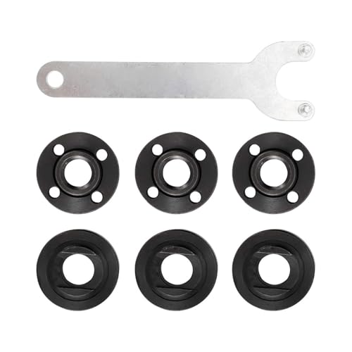 pumpumlia Schleifmaschine Schraubenschlüssel und Mutter Set Schleifer Flansch Mutter Set Industrie Schleifer Komponente Geeignet für Verschiedene Anwendungen Metall Kontermutter Set pumpumlia Schleifmaschine Schraubenschlüssel und Mutter Set Schleifer Flansch Mutter Set Industrie Schleifer Komponente Geeignet für Verschiedene Anwendungen Metall Kontermutter Set von pumpumlia