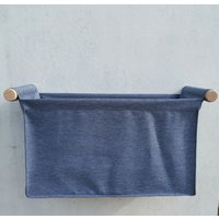 Hängender Kinderzimmer Aufbewahrungskorb Wasserdichtes Polyester, Buchenholzhaken Hängender Kinderzimmer Aufbewahrungskorb Wasserdichtes Polyester, Buchenholzhaken von pumpurHome