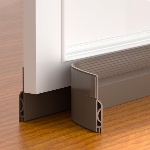 Pundin Tür-Zugluftstopper, verstellbarer Türfeger für die Unterseite der Tür, Silikon-Wetterabisolierung, Türbodendichtung, Blocker für Luftgeräusche, Untertürspaltfüller für Innen- und Außentüren Pundin Tür-Zugluftstopper, verstellbarer Türfeger für die Unterseite der Tür, Silikon-Wetterabisolierung, Türbodendichtung, Blocker für Luftgeräusche, Untertürspaltfüller für Innen- und Außentüren von pundin