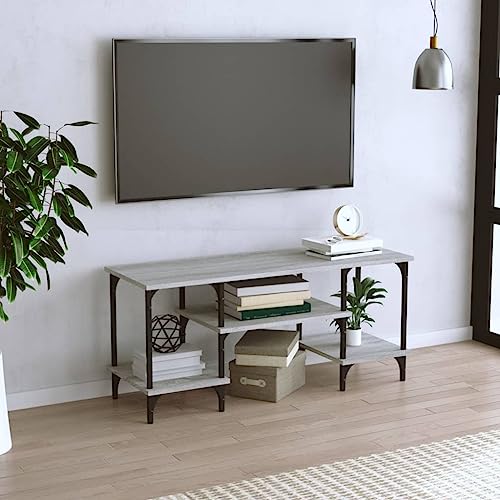 puraday Fernsehschrank Medienschrank TV-Möbel Stereoschrank Aufbewahrungsschrank für Wohnzimmer Schlafzimmer oder Büro Grau Sonoma 102x35x45,5 cm puraday Fernsehschrank Medienschrank TV-Möbel Stereoschrank Aufbewahrungsschrank für Wohnzimmer Schlafzimmer oder Büro Grau Sonoma 102x35x45,5 cm von puraday