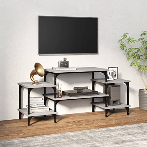 puraday Fernsehschrank Medienschrank TV-Möbel Stereoschrank Aufbewahrungsschrank für Wohnzimmer Schlafzimmer oder Büro Grau Sonoma 117x35x52 cm puraday Fernsehschrank Medienschrank TV-Möbel Stereoschrank Aufbewahrungsschrank für Wohnzimmer Schlafzimmer oder Büro Grau Sonoma 117x35x52 cm von puraday