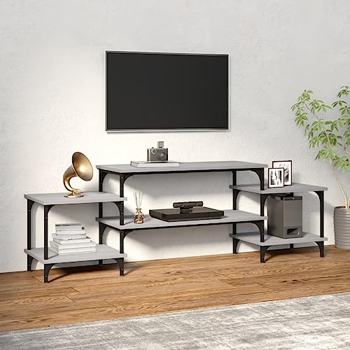 puraday Fernsehschrank Medienschrank TV-Möbel Stereoschrank Aufbewahrungsschrank für Wohnzimmer Schlafzimmer oder Büro Grau Sonoma 157x35x52 cm puraday Fernsehschrank Medienschrank TV-Möbel Stereoschrank Aufbewahrungsschrank für Wohnzimmer Schlafzimmer oder Büro Grau Sonoma 157x35x52 cm von puraday