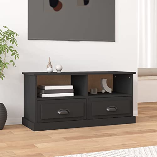 puraday Fernsehschrank Medienschrank TV-Möbel Stereoschrank Aufbewahrungsschrank für Wohnzimmer Schlafzimmer oder Büro Schwarz 93x35,5x45 cm puraday Fernsehschrank Medienschrank TV-Möbel Stereoschrank Aufbewahrungsschrank für Wohnzimmer Schlafzimmer oder Büro Schwarz 93x35,5x45 cm von puraday