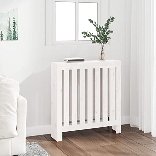 puraday Heizkörperverkleidung 79,5x19x84 cm Heizung Heizkörper Abdeckung Rustikale Optik Heizungsverkleidung Heizungsabdeckung Schlafzimmer Wohnzimmer Radiator Cover Weiß Massivholz Kiefer puraday Heizkörperverkleidung 79,5x19x84 cm Heizung Heizkörper Abdeckung Rustikale Optik Heizungsverkleidung Heizungsabdeckung Schlafzimmer Wohnzimmer Radiator Cover Weiß Massivholz Kiefer von puraday