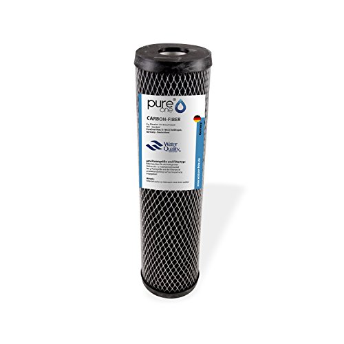 PureOne Carbon-Fiber Filterkartusche. Auswaschbarer Sedimentfilter aus Karbonvlies. Verschiedene Feinheiten. Für Brunnen, Zisterne, Hauswasserwerk und Teiche. Für 10 Zoll Wasserfilter Gehäuse. von pure one