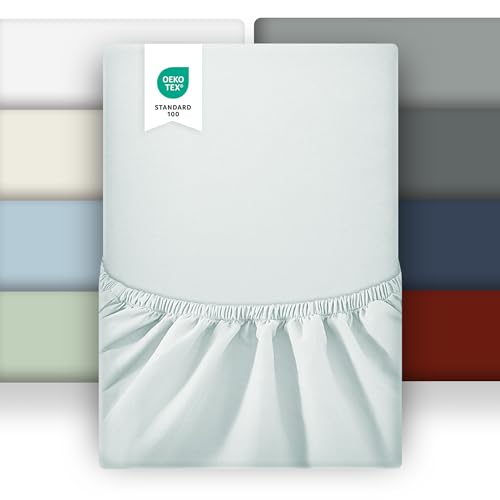 puredown 2er Set Spannbettlaken 150x190cm Mikrofaser Bettlaken für Matratzen bis zu 25-30cm, Angenehm Atmungsaktive Spannbetttücher Bettwäsche,Oeko-Tex, Mondlichtgrau puredown 2er Set Spannbettlaken 150x190cm Mikrofaser Bettlaken für Matratzen bis zu 25-30cm, Angenehm Atmungsaktive Spannbetttücher Bettwäsche,Oeko-Tex, Mondlichtgrau von puredown