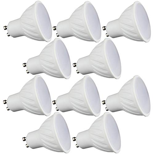 10 x LED Leuchtmittel GU10 230V 6W Lampe Lampen Spot (warmweiß) von pureled