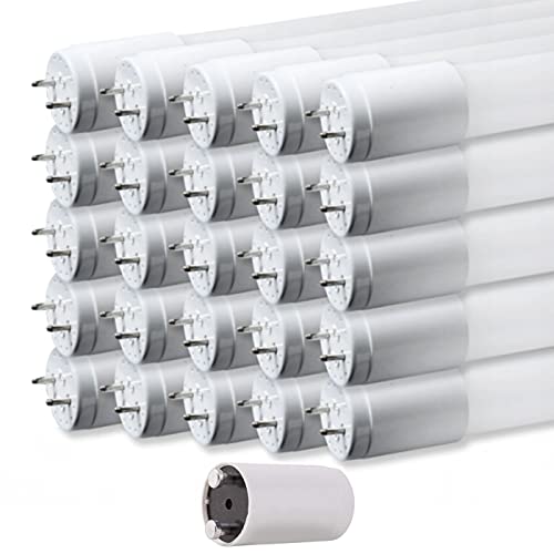pureled 25er pack LED Leuchtstoffröhre 60cm GLAS T8 G13 9W Kaltweiß Neonröhre Röhre Lampe Röhren Tube von pureled