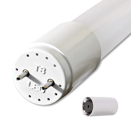 pureled 1er Pack LED Röhre 120cm - GLAS T8 G13 - warmweiß (3000K) - 18W (ersetzt 36W) - 1800 Lumen - inklusive Starter - Leuchtstoffröhre Neonröhre Röhrenlampe LED-Tube von pureled