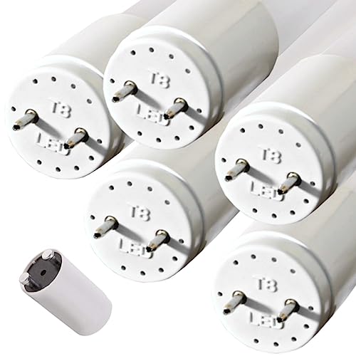 pureled 5er Pack LED Röhre 150cm - GLAS T8 G13 - neutralweiß (4000K) - 24W (ersetzt 58W) - 2400 Lumen - inklusive Starter - Leuchtstoffröhre Neonröhre Röhrenlampe LED-Tube von pureled