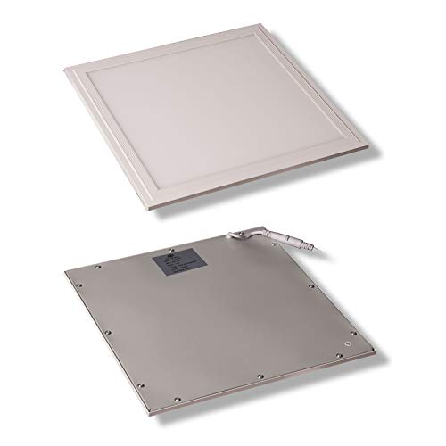 pureled LED Panel Ultraslim 30x30cm Neutralweiß 4000K 12W 960lm Lampe Leuchte Deckenleuchte Einbauleuchte Pendelleuchte Wandleuchte inkl. Trafo und Befestigungsmaterial: Aufbaurahmen von pureled