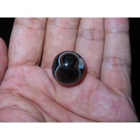 Nepal Tibet Buddhist Number 8 Sky Eyed Round Shaped White Medicine Banded Achat Kugel Perle | B6 von purifylifestyle