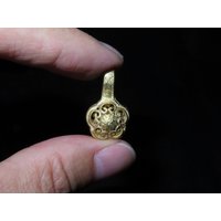 Nepal Tibet Buddhist Vergoldete Kupfer Pflaume Blüte Mala Gebetsperlen Gegenclip Ornament | A42 von purifylifestyle