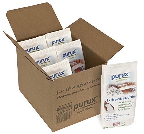 purux Luftentfeuchter Granulat 3,6kg Entfeuchter Raumentfeuchter nachhaltig verpackt von purux