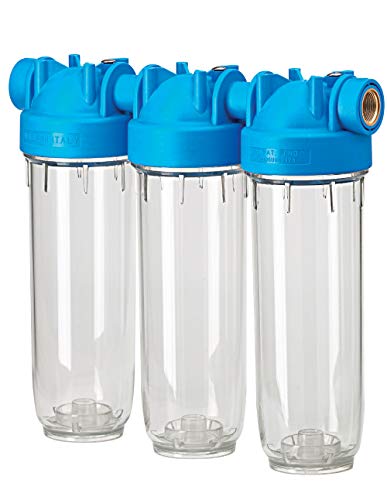 DP 10 TRIO 1" OT TS DREIFACH Filtergehäuse Hauswasserfilter Trinkwasserfilter DP 10 TRIO 1" OT TS DREIFACH Filtergehäuse Hauswasserfilter Trinkwasserfilter von purway Crystal Group